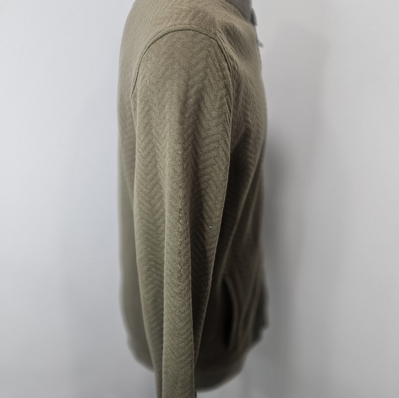 Banana Republic quilted full zip sweater - Picture 6 of 8